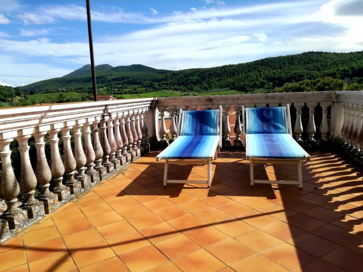 شقة Mansarda Con Solarium Panoramico Su Centro Storico Di Sarteano Vicino Alle Famose Terme Della Val D'Orcia المظهر الخارجي الصورة